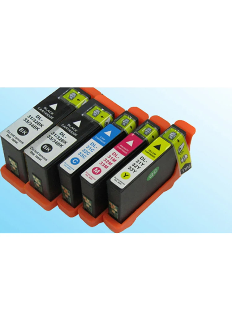 5x чернильные картриджи совместимые с принтером Dell31 32 33 34 V525w V725w | Компьютеры и