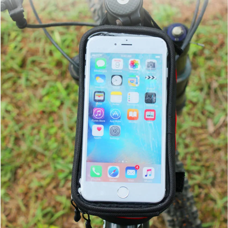 

New Nylon Waterproof Bicycle Bag Portable touch screen mountain bike saddle bag bike bag bike accessories Cycling equipment