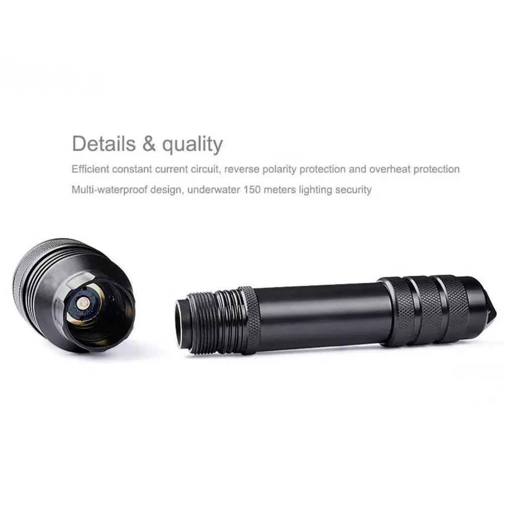 Мощный фонарь для дайвинга AloneFire DV48 CREE XHP 50 18650|Фонарики и осветительные приборы| |