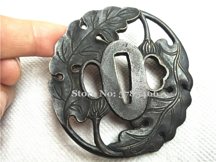 Хорошая медь Цуба охранник для японского самурайский меч катана Wakizashi нож Катана