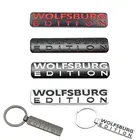 Стайлинг автомобиля 3D металлический WOLFSBURG выпуск логотип автомобильный боковой брызговик задний багажник эмблема наклейкабрелок для VW Passat Jetta TDI Golf подарок