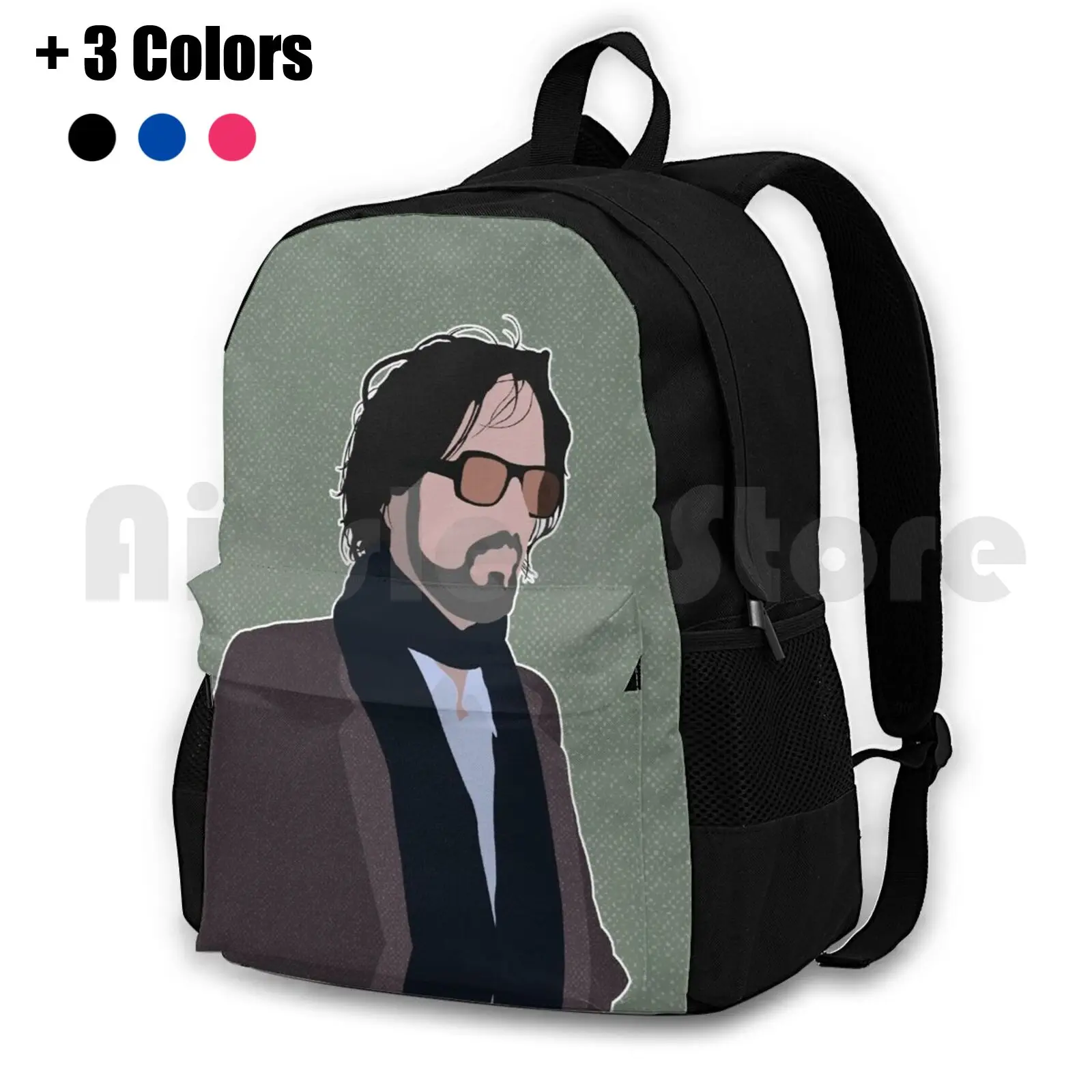 

Jarvis Cocker Outdoor Hiking Backpack Waterproof Camping Travel Jarvis Cocker Richard Hawley Pulp Pulp Band Music Band Pulp