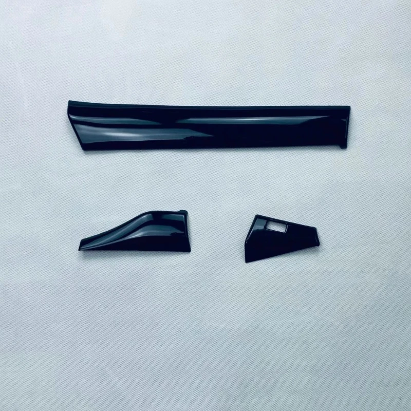 

For Honda Hrv Hr-V Vezel 2021 2022 ABS Piano Black Dashboard Panel Dial Trim Cover Center Console Decal Strips RHD Accessories