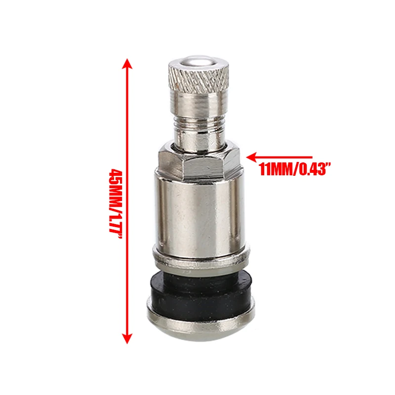 4 шт. Металлические колпачки для ниппеля шины 11 мм|Стержни и клапана| |