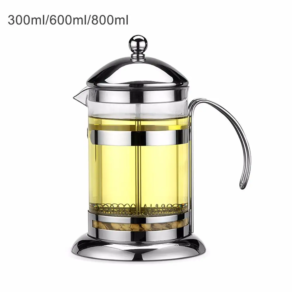 Кофемашина из нержавеющей стали с французским прессом фильтр для стеклянного