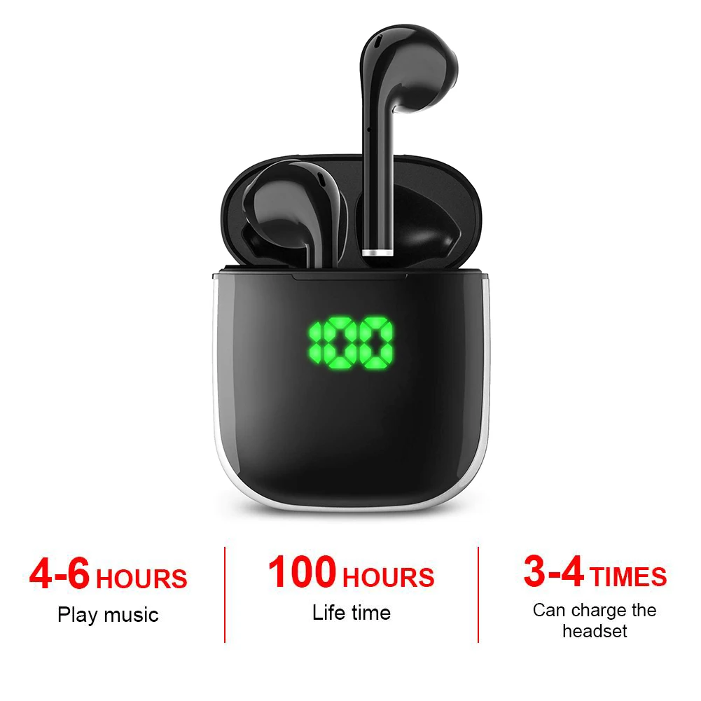 

TWS Earbuds Wireless Stereo Bluetooth 5.0 earphones Sport Earphones with Mic Mini Headset Sport Headset with Charging Box