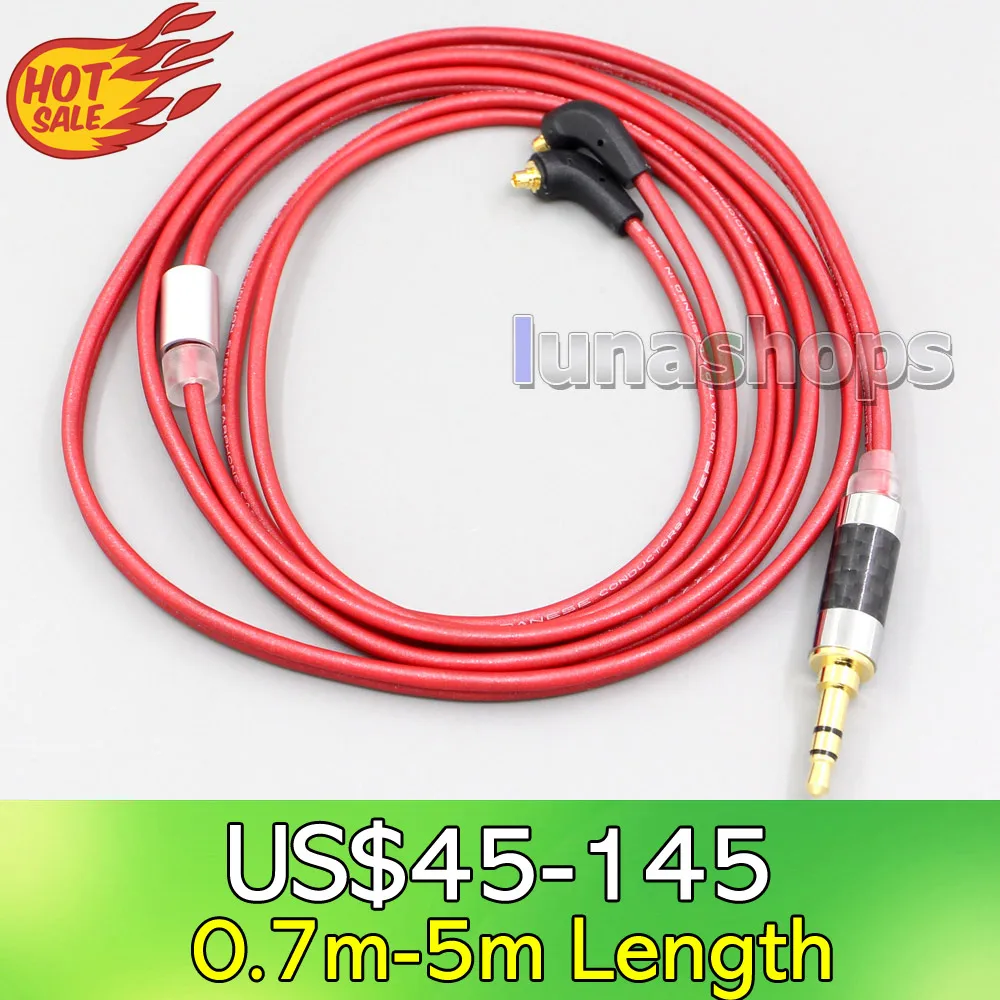 

LN006655 2.5mm 4.4mm XLR 3.5mm 99% Pure PCOCC Earphone Cable For Etymotic ER4SR ER4XR ER3XR ER3SE ER2XR ER2SE