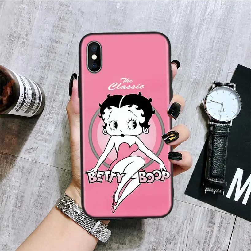 BA192-8 Betty boop винтажный черный чехол для телефона huawei mate 30 20 10 P30 P20 P10 Pro Lite P Smart Z роскошный Coque Shell - Цвет: BA192-8