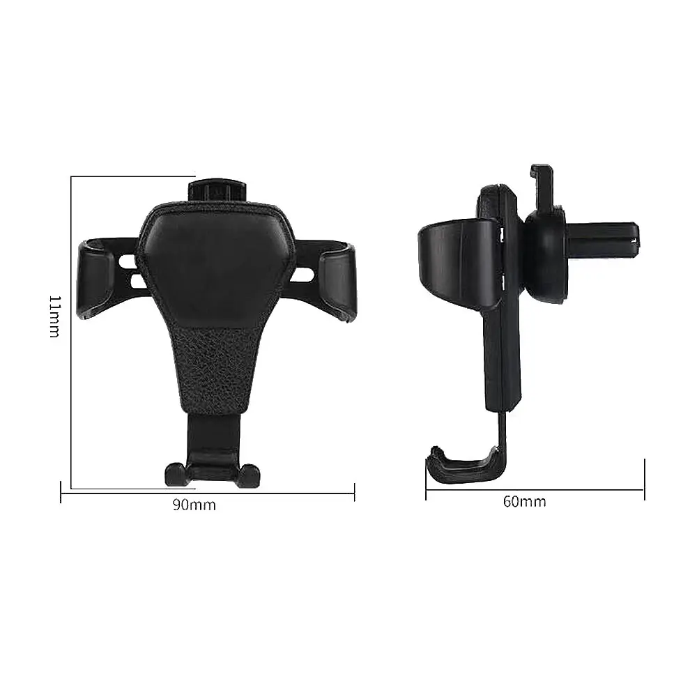 

2 Pcs 360Car Holder Windshield Mount Bracket for Mobile Cell Phone Black