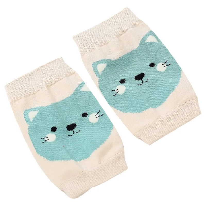 Наколенники для девочек с изображением мультяшного кота противоскользящие