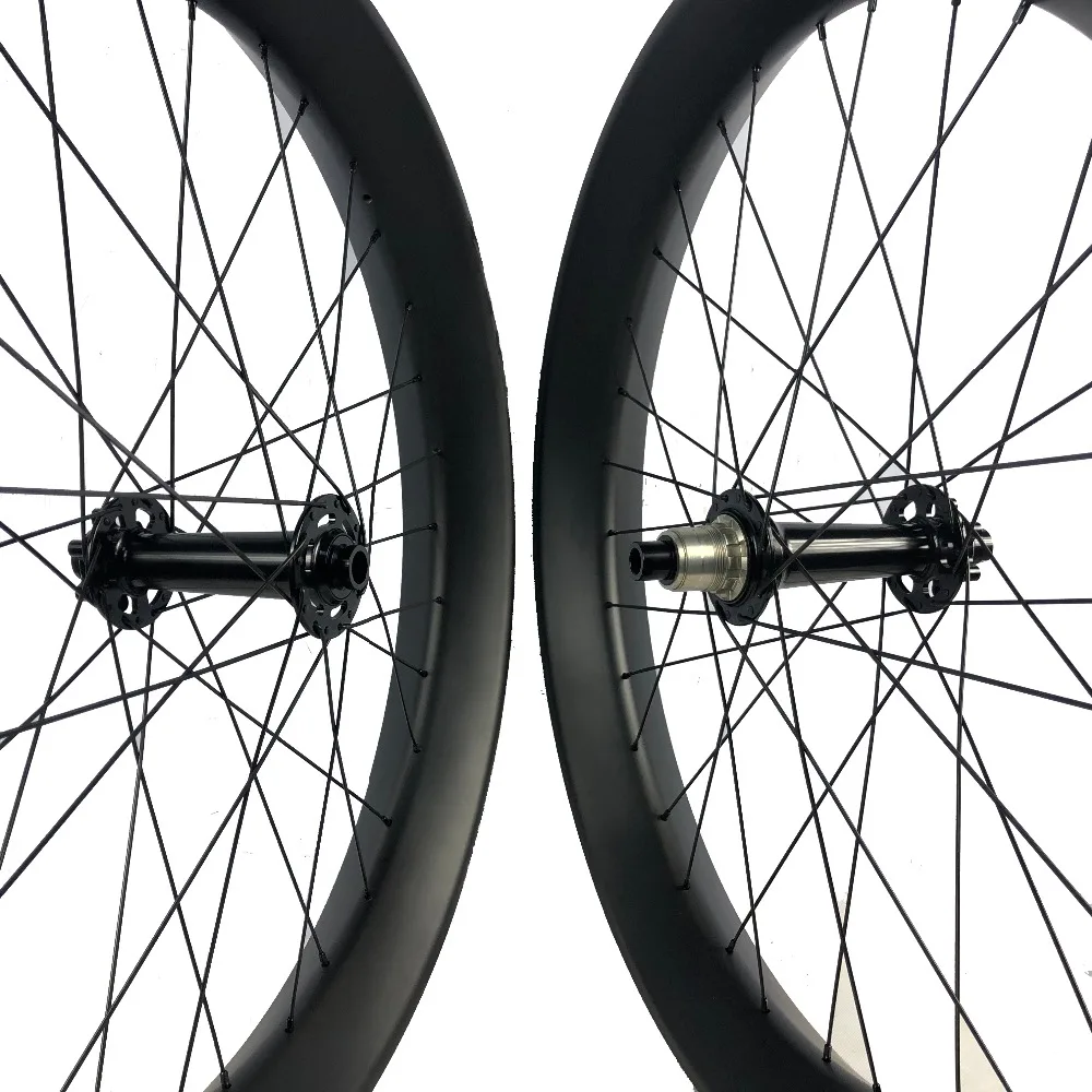27,5 er колеса велосипеда углерода fatbike колесная 85 мм X 40 мм бескамерные обод QR/TA концентраторы ручной работы концентраторы спицы с Powerway