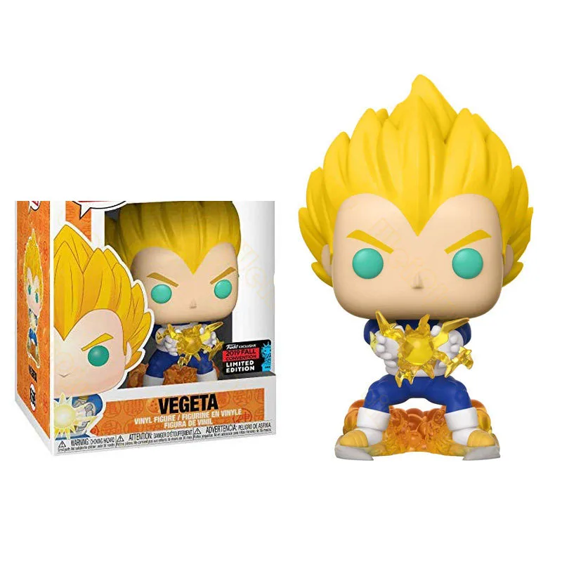 FUNKO Amine Dragon Ball 2019 NYCC VEGETA #669 маленький #670 виниловая экшн фигурка Коллекционная