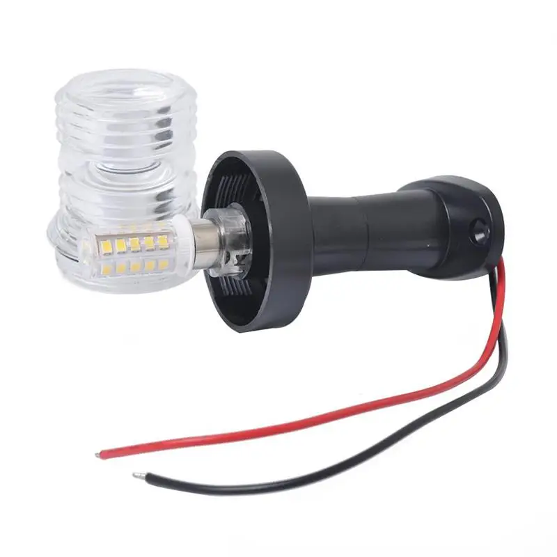 12V Белый светодиодный фонарь якоря складной вниз светодиодный фонарь навигации для яхты для парусного спорта сигнальный фонарь навигационный сигнал индикаторная лампа