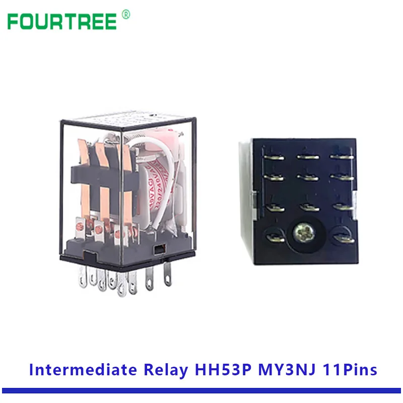 5 шт. промежуточное реле HH53P MY3NJ катушки общего DPDT мини электромагнитное с