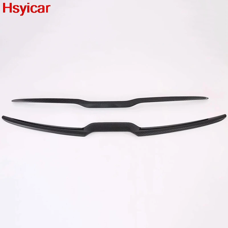 Hsyicar For Kia Cerato Forte k3 4 Front Hood Bonnet Grille Grill Lip Garnish Cover Trim ExteriorAccessories ABS CarbonFiber