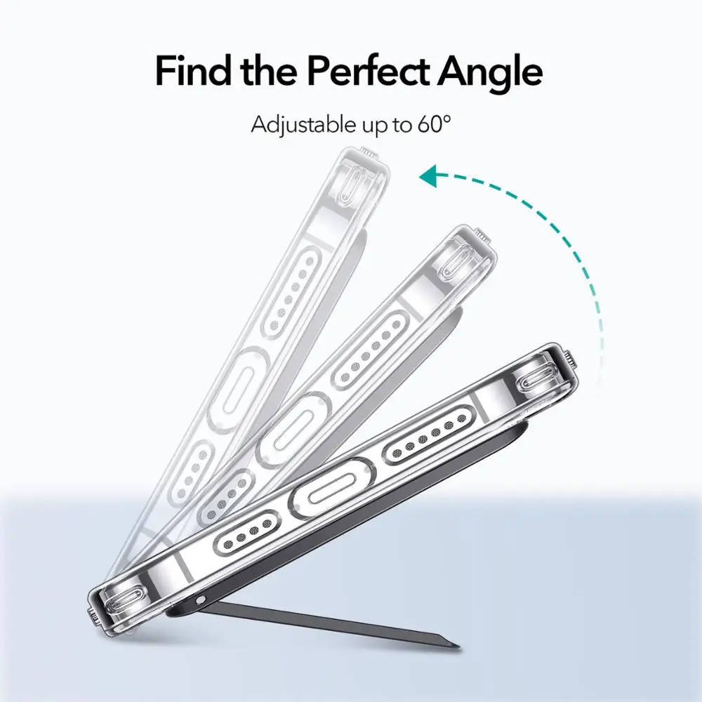 ESR Holder for Phone Stand Kickstand iPhone 13 12 11 Pro Samsung Note 20 Xiaomi Phones Boost Metal Foldable Cradle | Мобильные