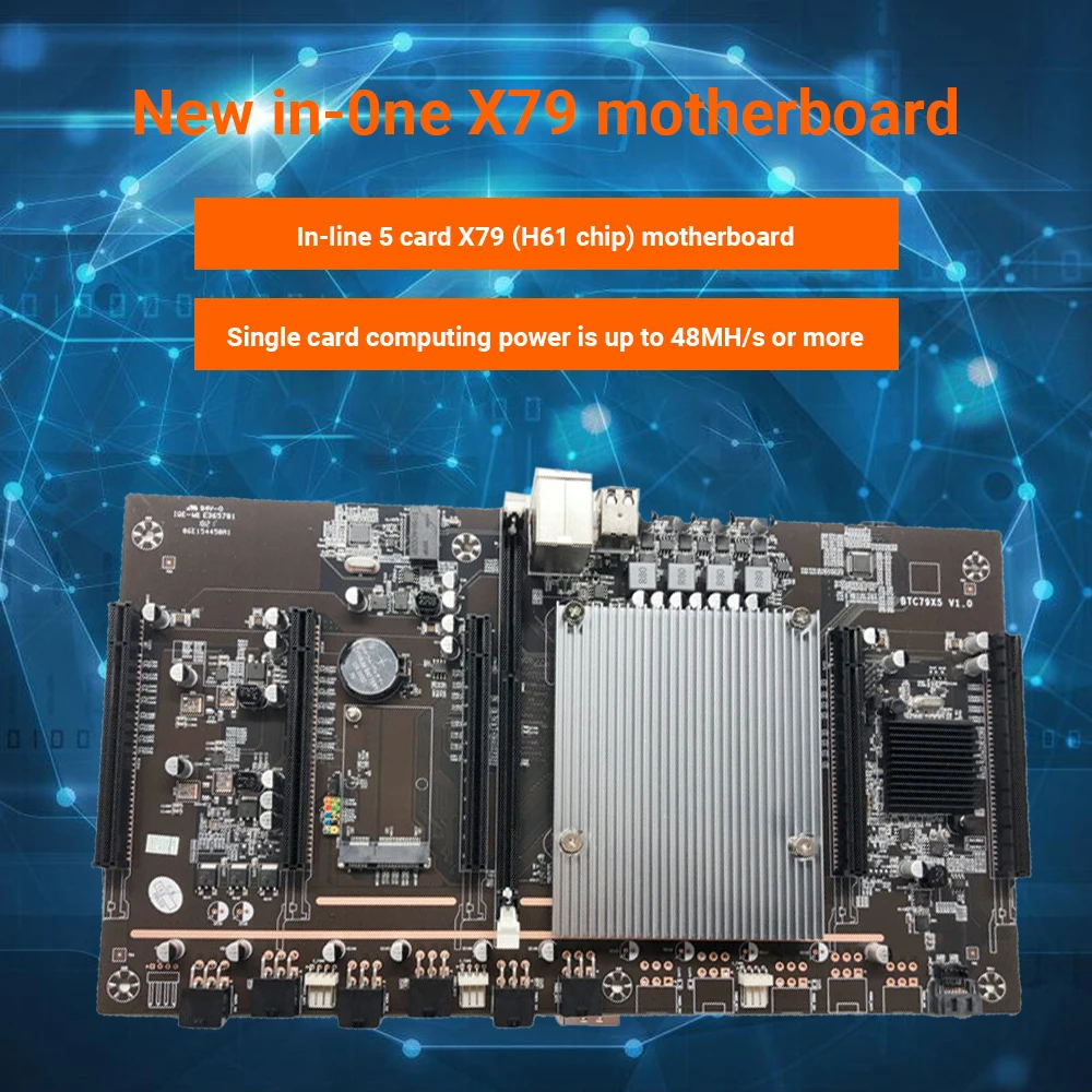 

Семейная материнская плата 2011 для майнинга, разъем ЦП 5 PCIe PCI-E Express 3,0 X8, слоты памяти DDR3 для майнинга, поддержка 3060 GPU