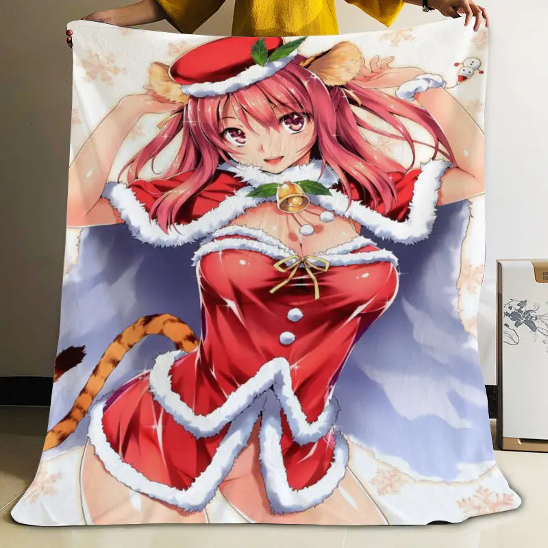 ?? Musifeカスタム漫画クリスマスガールフランネル毛布デザイン独自の毛布フランネル毛布ソファdiyのドロップシッピング