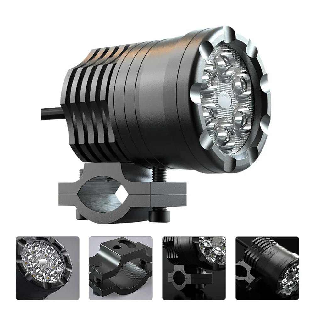 

Мотоциклетный прожектор 30 Вт, Многофункциональный мотоциклетный светодиодный установочный светильник (черный)