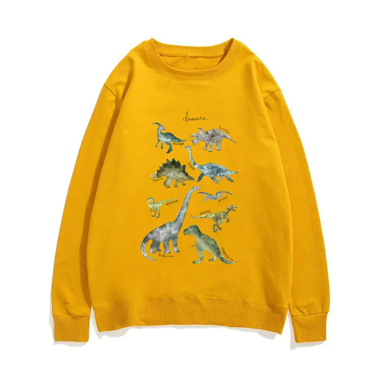 

Funny Cute Dinosaur Family Pattern Sweatshirt Men Women Fashion Brand Pullover Jurassic Pullover Kawaii Clothes Unisex Tracksuit