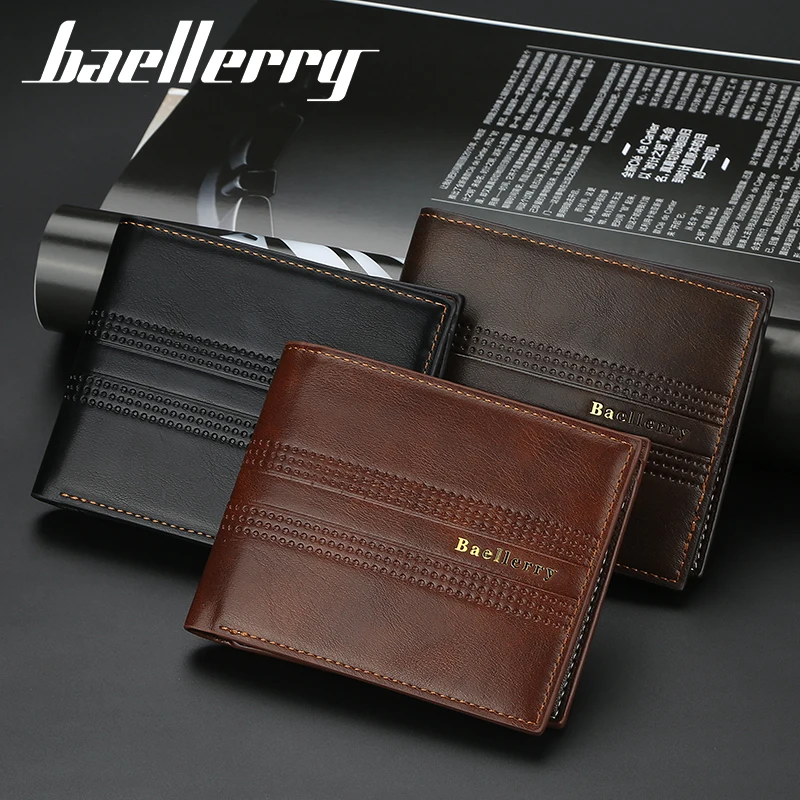 Из искусственной кожи Для мужчин кошелек для денег кредитных карт цена в