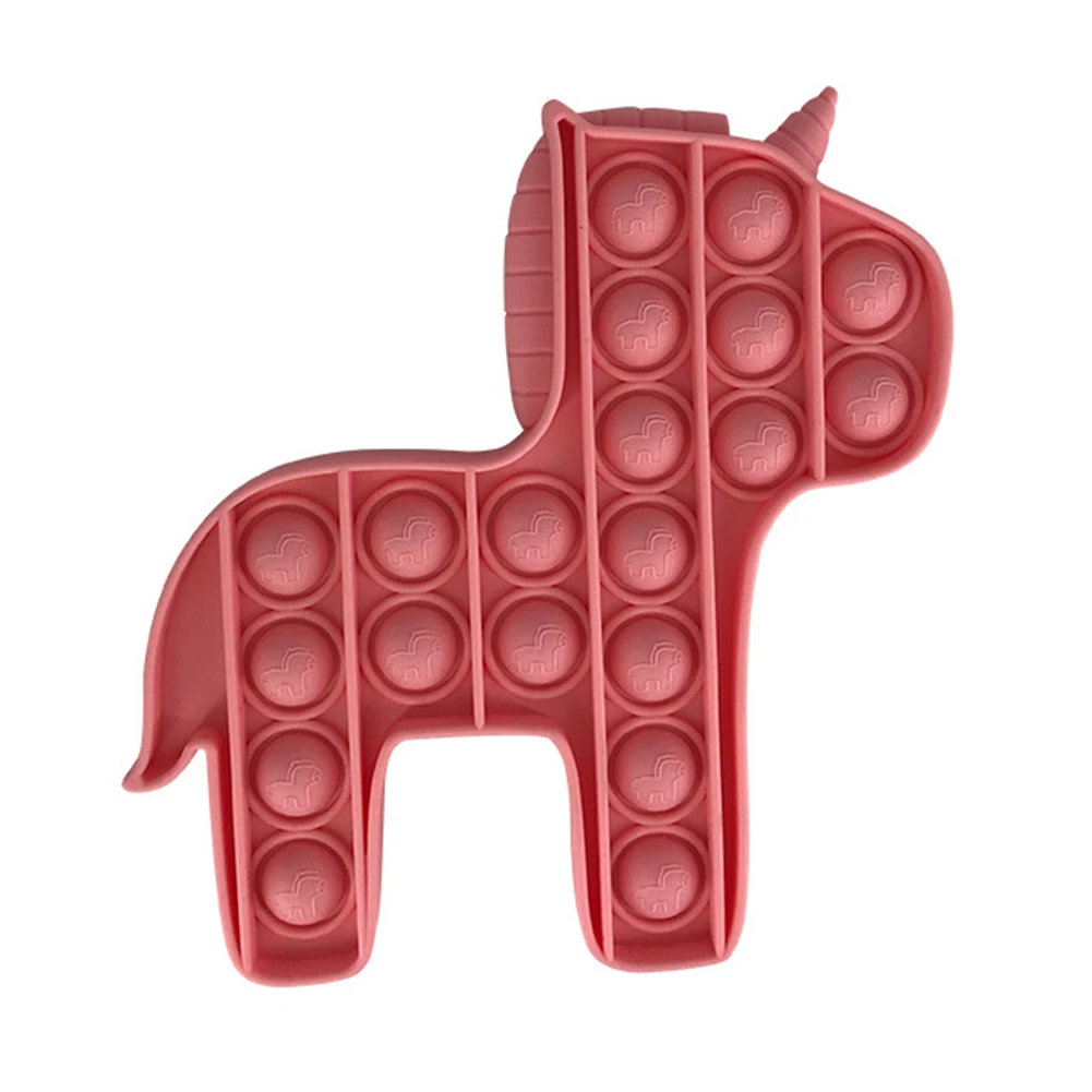 

Horse Shape Push Bubble Sensory Autism Special Needs Stress Reliever Toy Anti-stress Funny Fidget for Adult Kids dropshipping