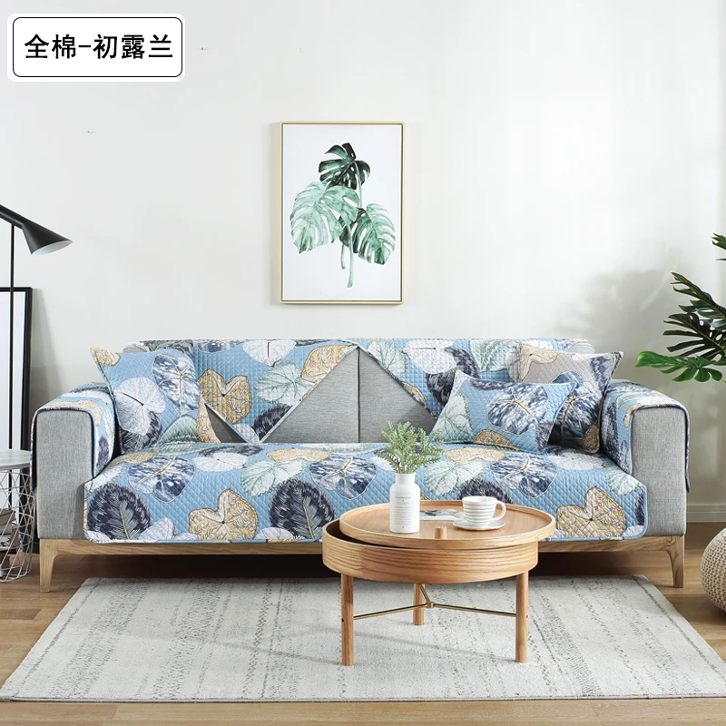 Подушка для дивана из хлопка Всесезонная универсальная тканевая Кожаная подушка