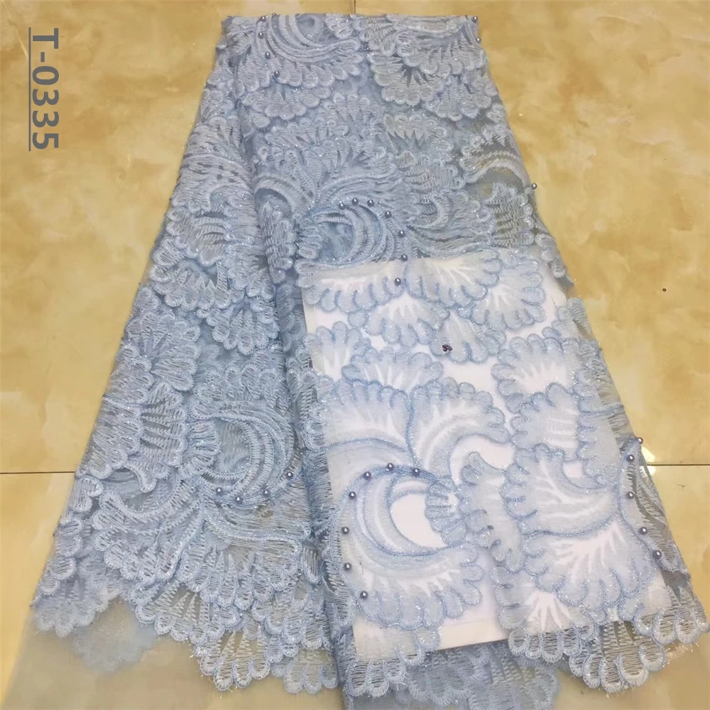 Желтая африканская кружевная ткань 2020 высококачественное кружево французская