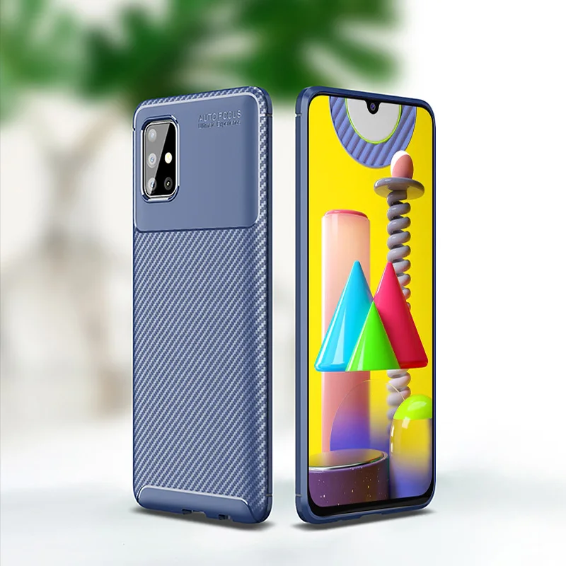 Чехол для samsung galaxy m31 мягкий силиконовый чехол из ТПУ телефона m 31 31m накладка