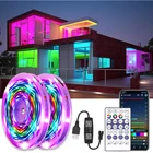 Светодиодная ленсветильник WS2812B, Bluetooth, RGB 5050, USB, 30 м