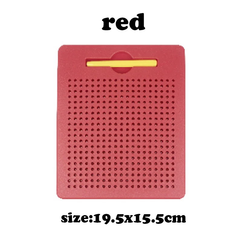 red 15.5x19.5cm Магнитный планшет для рисования доска-планшет с магнитной стилусы для детей Обучающие обучение рисованию доска игрушки для детей, подарки - Цвет: red 15.5x19.5cm