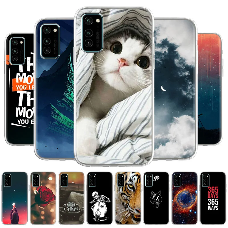 

Honor 30 Case Honor 30 Premium Case Silicone Soft TPU Back Funda on Huawei Honor 30 Pro Cover Honor 30 Pro Plus EBG-AN10 Bumper