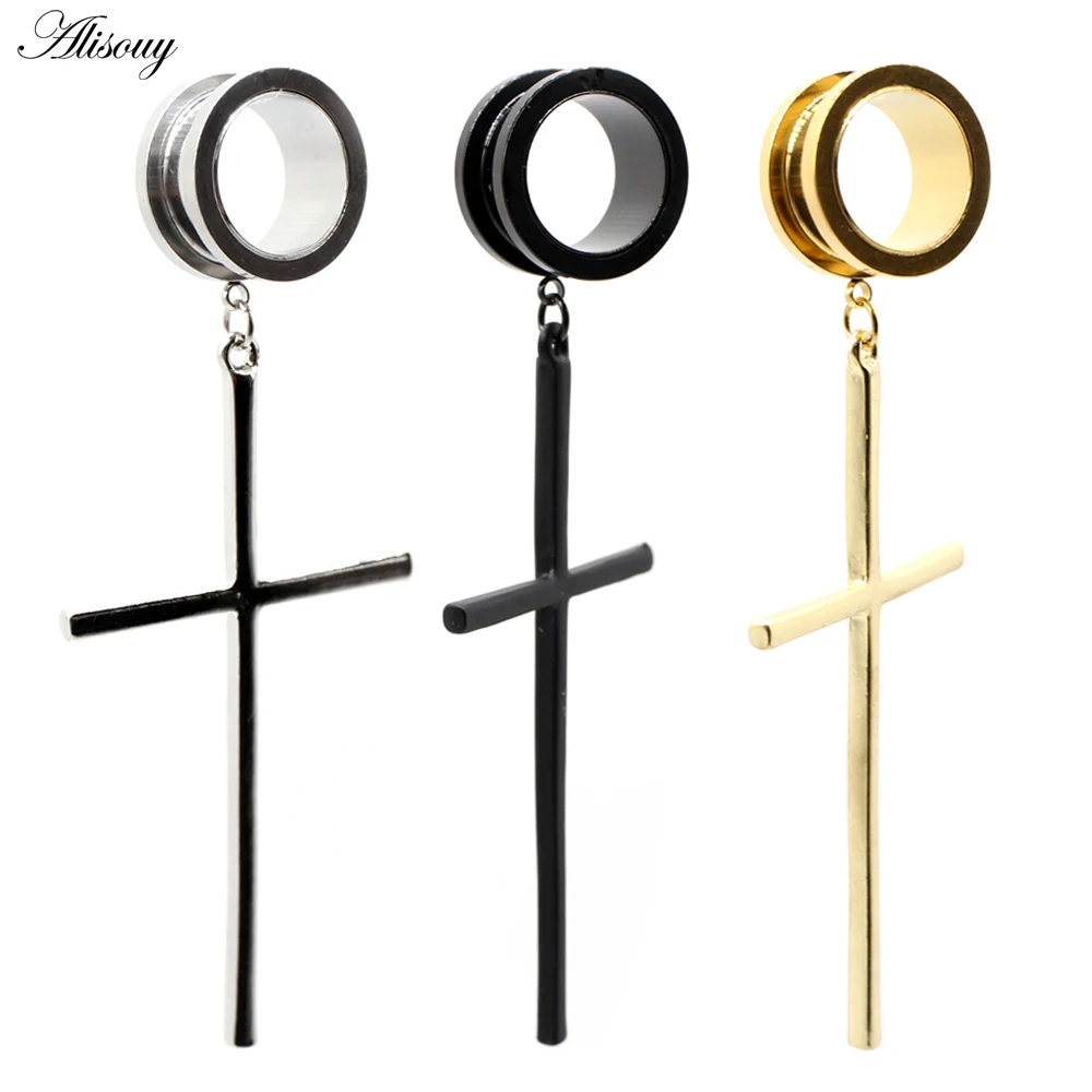 Туннели с заглушками Alisouy удлинитель для пирсинга тела серьги растяжки из
