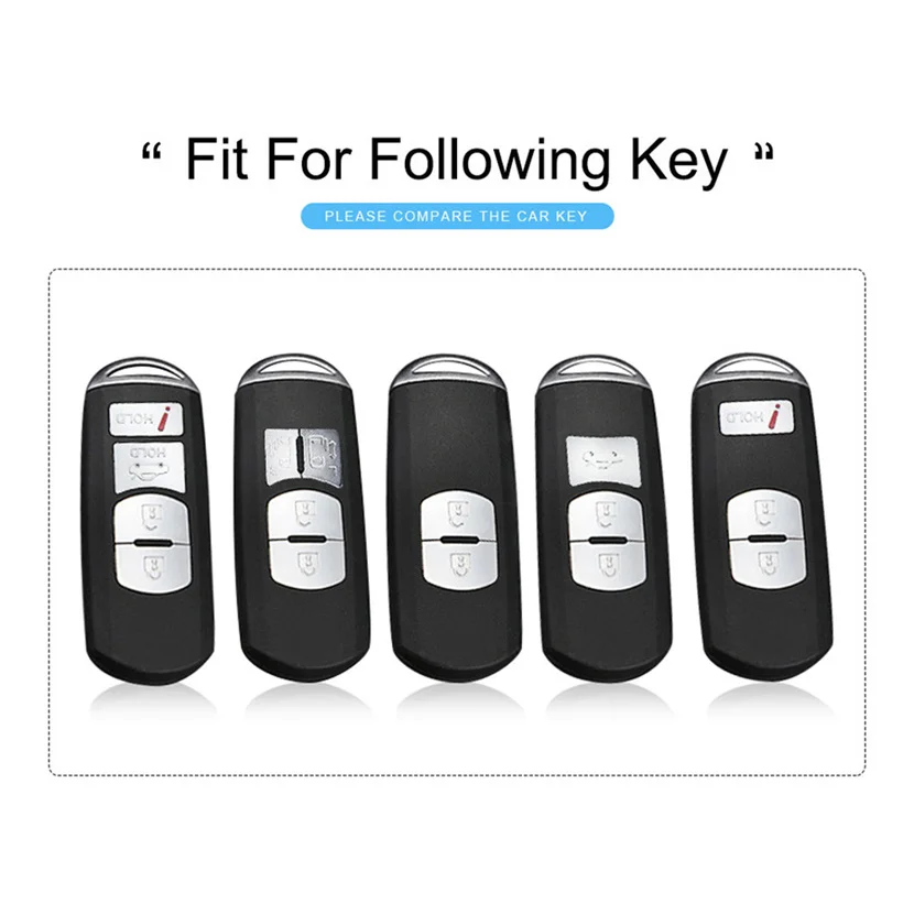 Паттерн углеродного волокна автомобиля ключ чехол КРЫШКА ДЛЯ Mazda Cx 5 7 3 Cx3 MX5 Cx7 Atenza