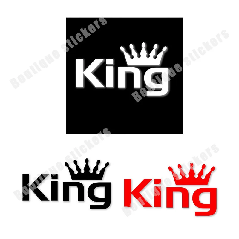 Виниловая наклейка Король и Корона на автомобиль окно грузовик ноутбук JDM кружка