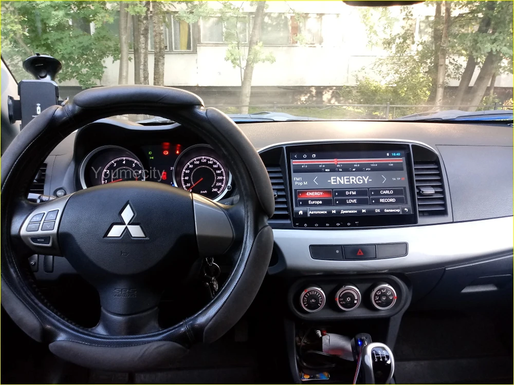 Youmecity Android 9,0 автомобильный DVD мультимедийный плеер для MITSUBISHI LANCER 2007- 9x10,1 дюймов 2DIN 3g/4G gps радио видео плеер