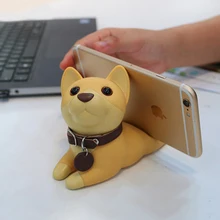 Universal Mobile Phone Holder Stand Creative Cute Dog Cell Phone Bracket Anti-Slip Desktop Decoration Tablet Phone Support Mount