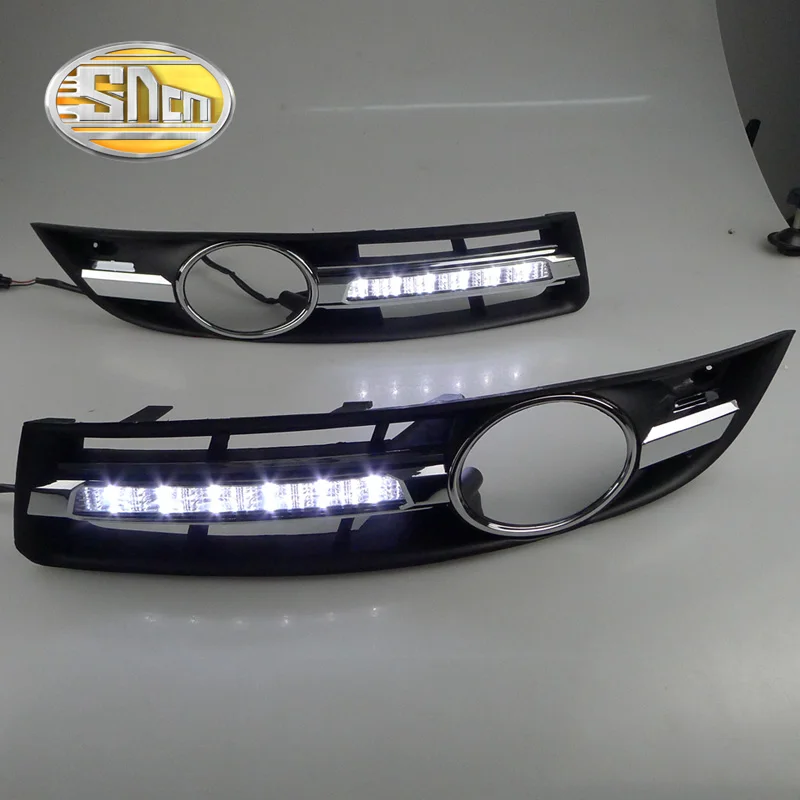 Светодиодные дневные хосветильник для Volkswagen Passat B6 2007 2008 2009 водонепроницаемые с