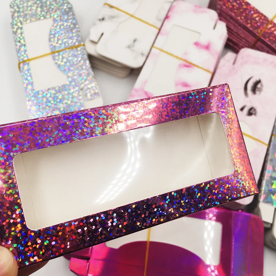 Eyelash Box Wholesale 25MM Packing Can Custom Logo Burst 9 Kinds Of Color box lashes Boxes | Красота и здоровье