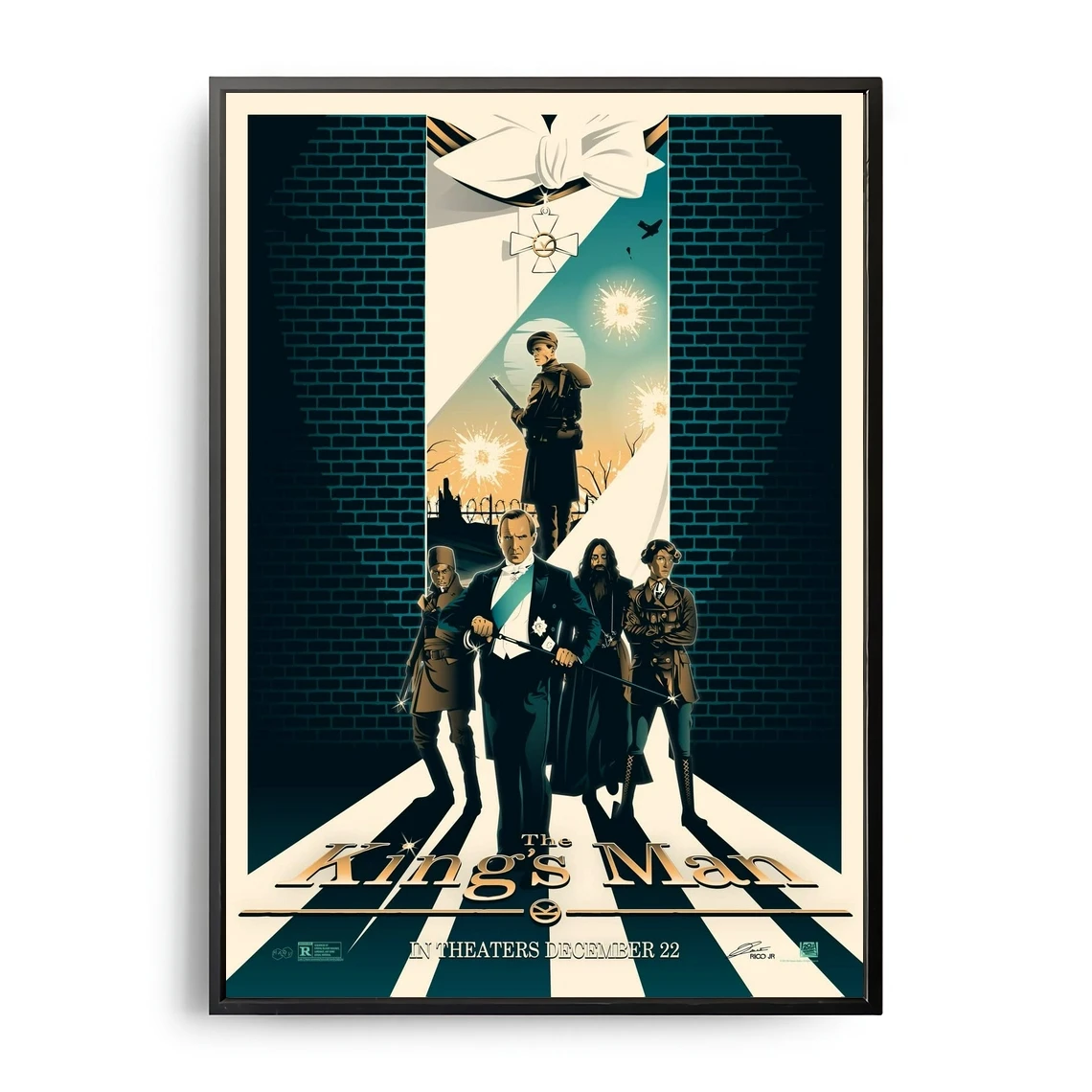 

The King's Man (2021) Movie Poster Home Decor Wall Painting, No Frame