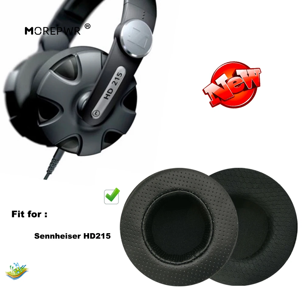 Morepwr новые обновленные Сменные амбушюры для наушников Sennheiser HD215,  кожаные подушки, бархатные амбушюры | Электроника | АлиЭкспресс