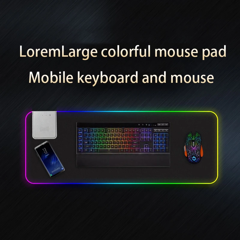 

Игровой коврик для мыши ZUIDID RGB 15 Вт, 800x300 мм, беспроводной, негабаритный, для iPhone 12 / 12 Pro / 12 Pro max / 13 / SE / XR / X / XS