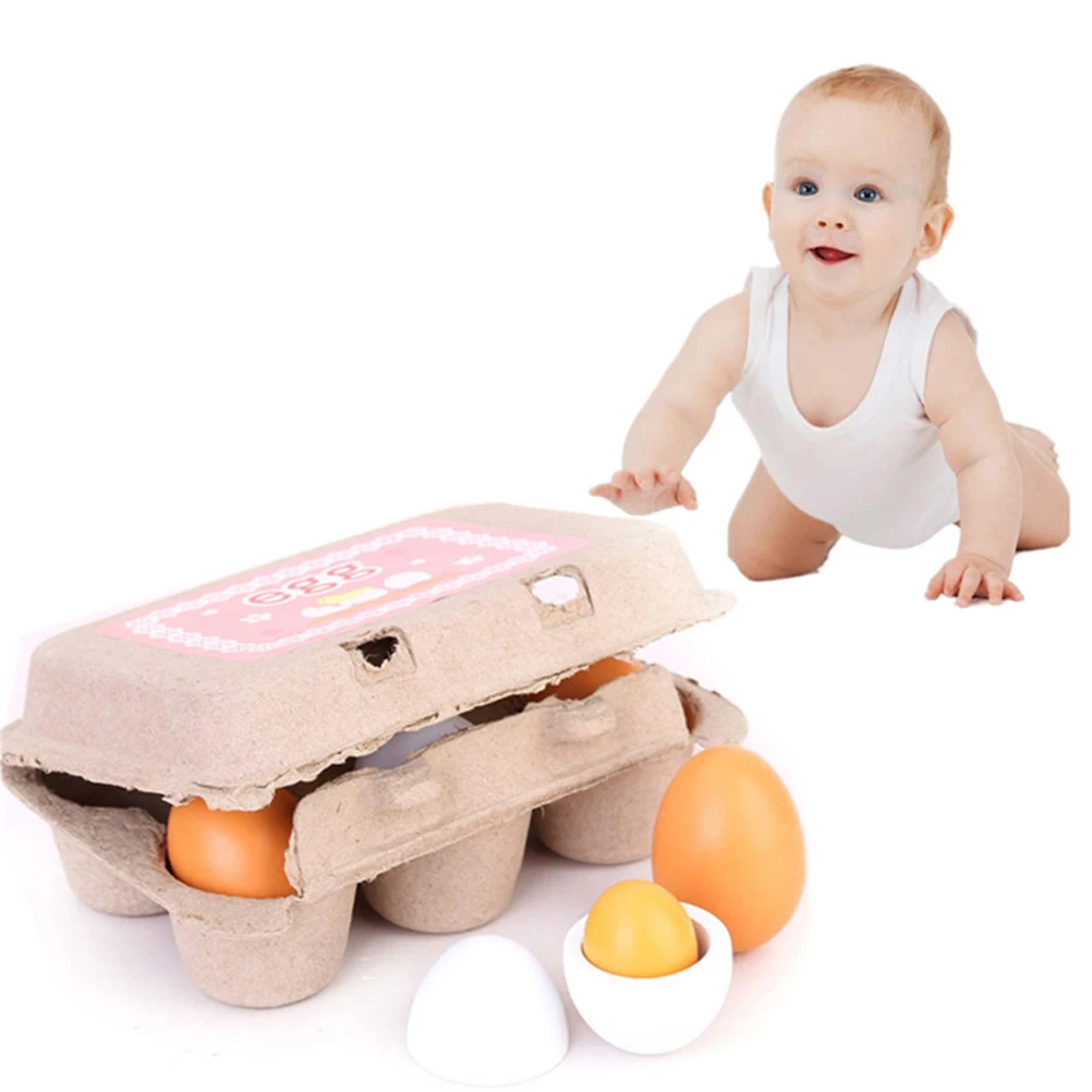 6 шт./упаковка Детские ролевые игры дошкольно образовательная игрушка деревянный