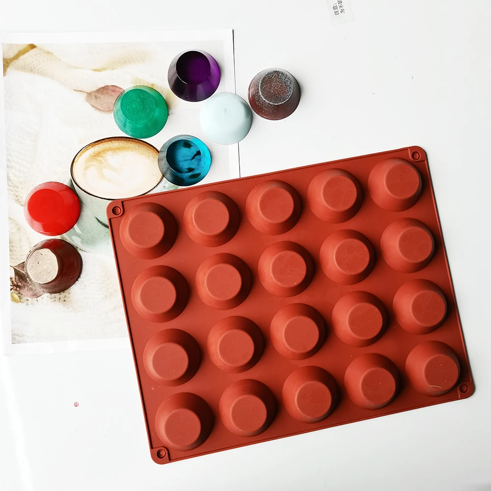 

Новая 20-полостная цилиндрическая силиконовая форма для торта, «сделай сам», «сделай сам», кухонные многоразовые Инструменты для выпечки, ук...