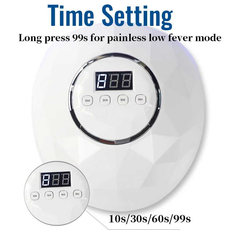 DIY Профессиональный Мощный ногтей лампа для лечения Ногтей Гель лак осушающая