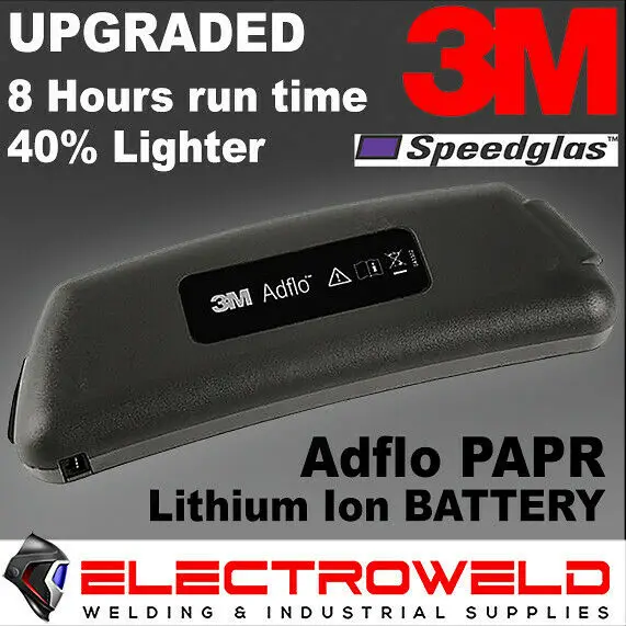 

3M Speedglas Standard Battery for Welding Helmet ADFLO PAPR, Li-ion 837630