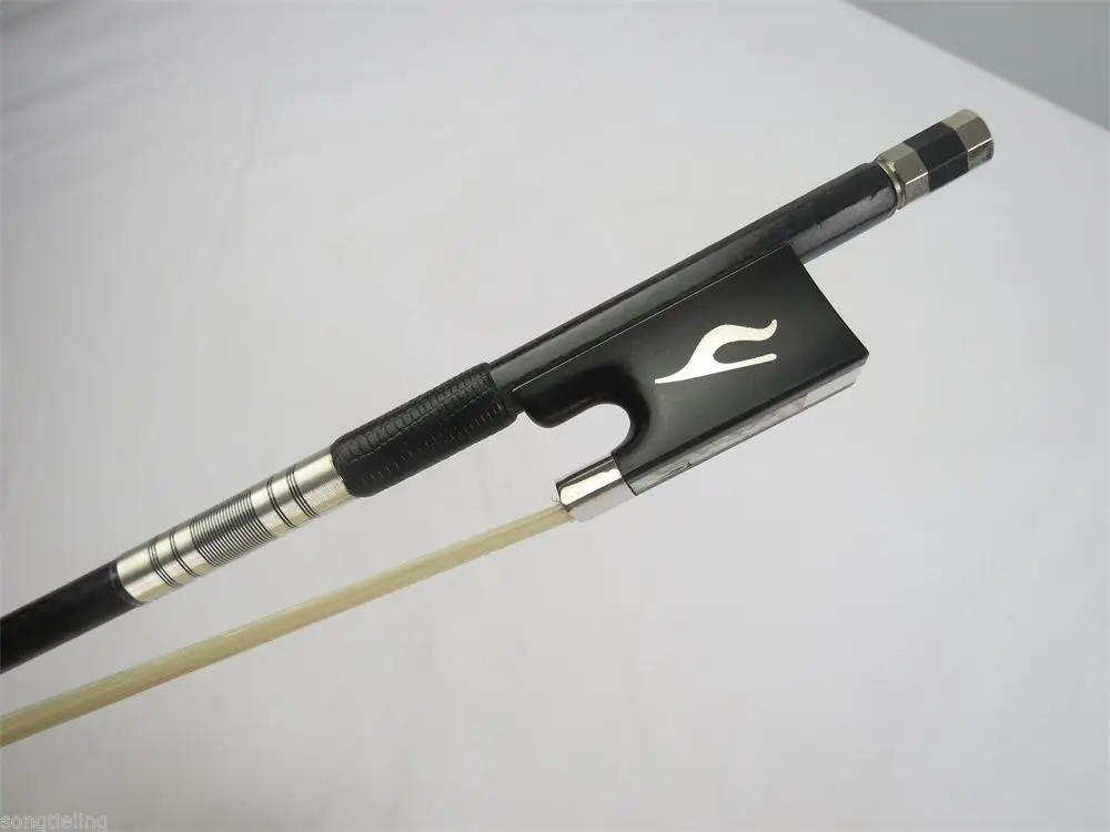 

1 pcs strong plaid black Carbon fiber violin bow 4/4 #5466