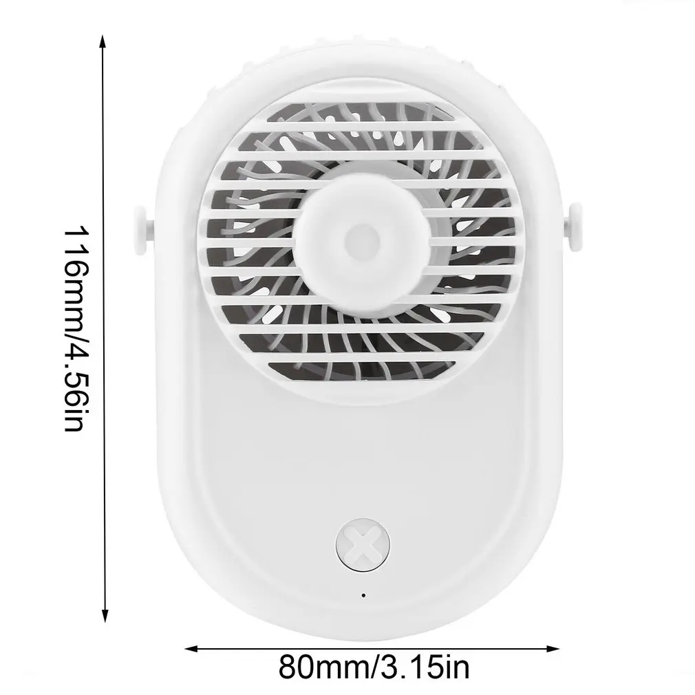 

Three-gear Adjustable Fan Usb Charging Portable Outdoor Hanging Neck Fan Student Desktop Cooling Fan