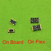 2pcs fpc connector battery on board motherboard for sony xperia xz1 g8342 g8341 xz3 h8416 h9436 h9493 clip holder on flex