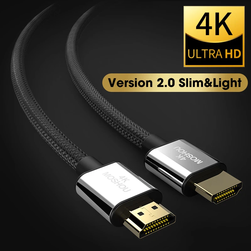 Кабель HDMI 4K 60Hz 2 0 Vesion шнур для PS4 Apple TV 3D сплиттер переключатель коробка удлинитель